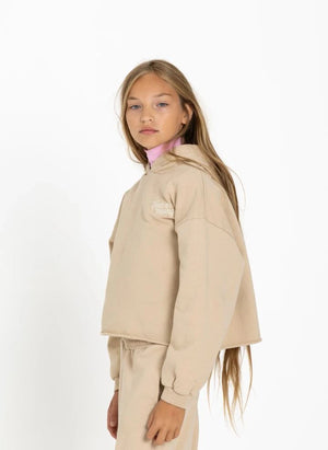 Smallable Kid - "Petal Keep On Moving" Sweatshirt | Beige