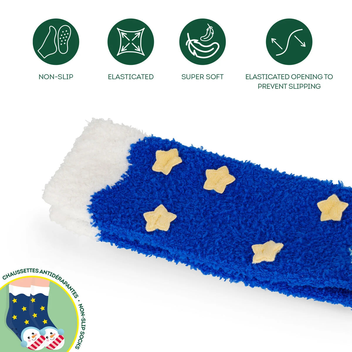 Legami - Erwachsene Weihnachts Slipper Socken Schneemänner - Eine perfekte Passform!