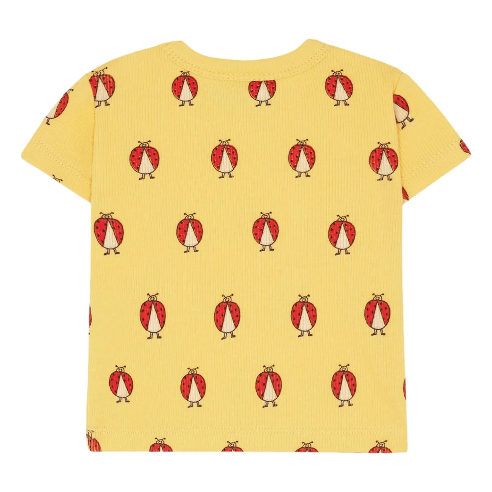 The Campamento - Coccinelles Bio-Baumwoll-Baby-T-Shirt | Gelb
