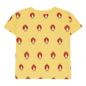 The Campamento - Coccinelles Bio-Baumwoll-Baby-T-Shirt | Gelb