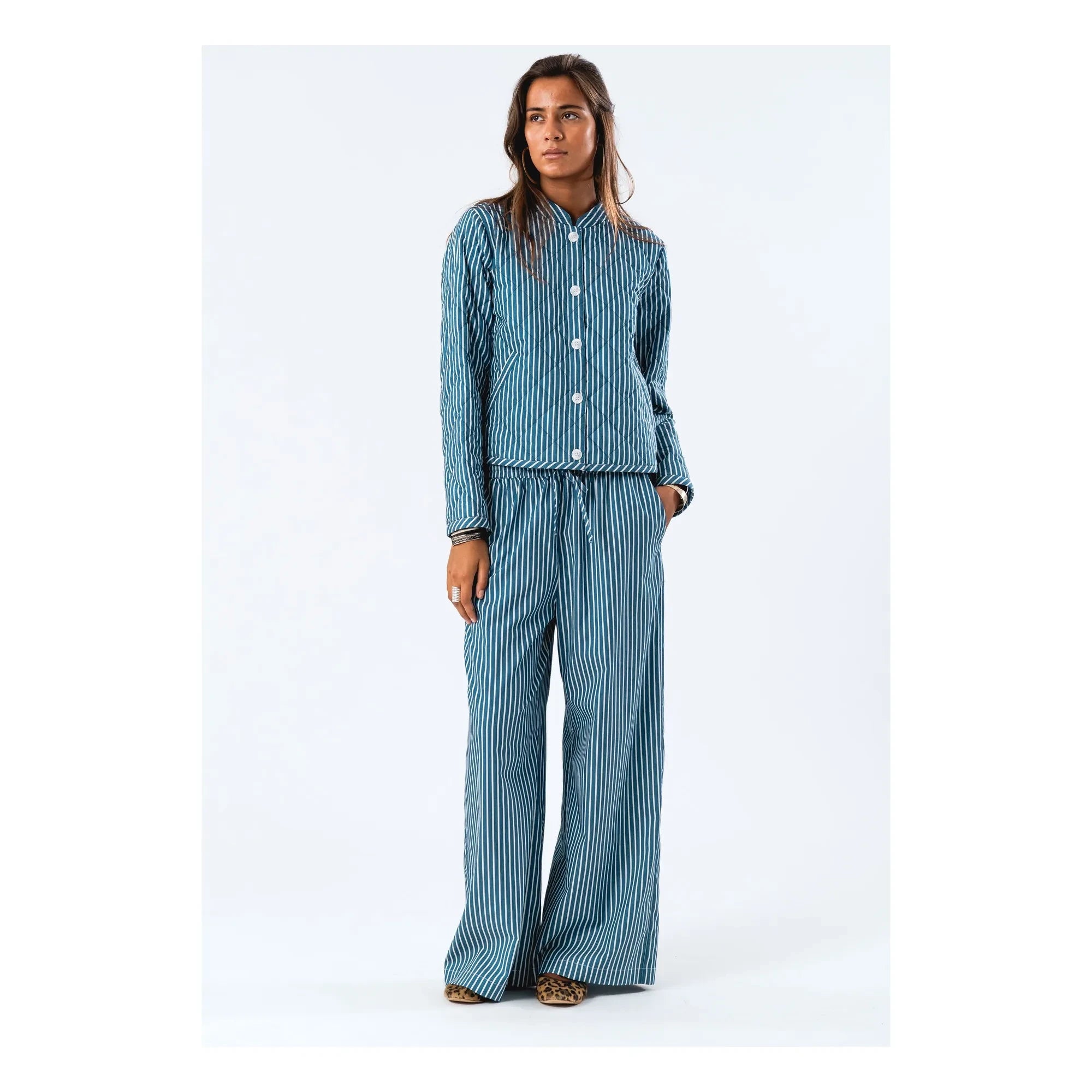 Lollys Laundry - Liam Hose Gestreift | Blau