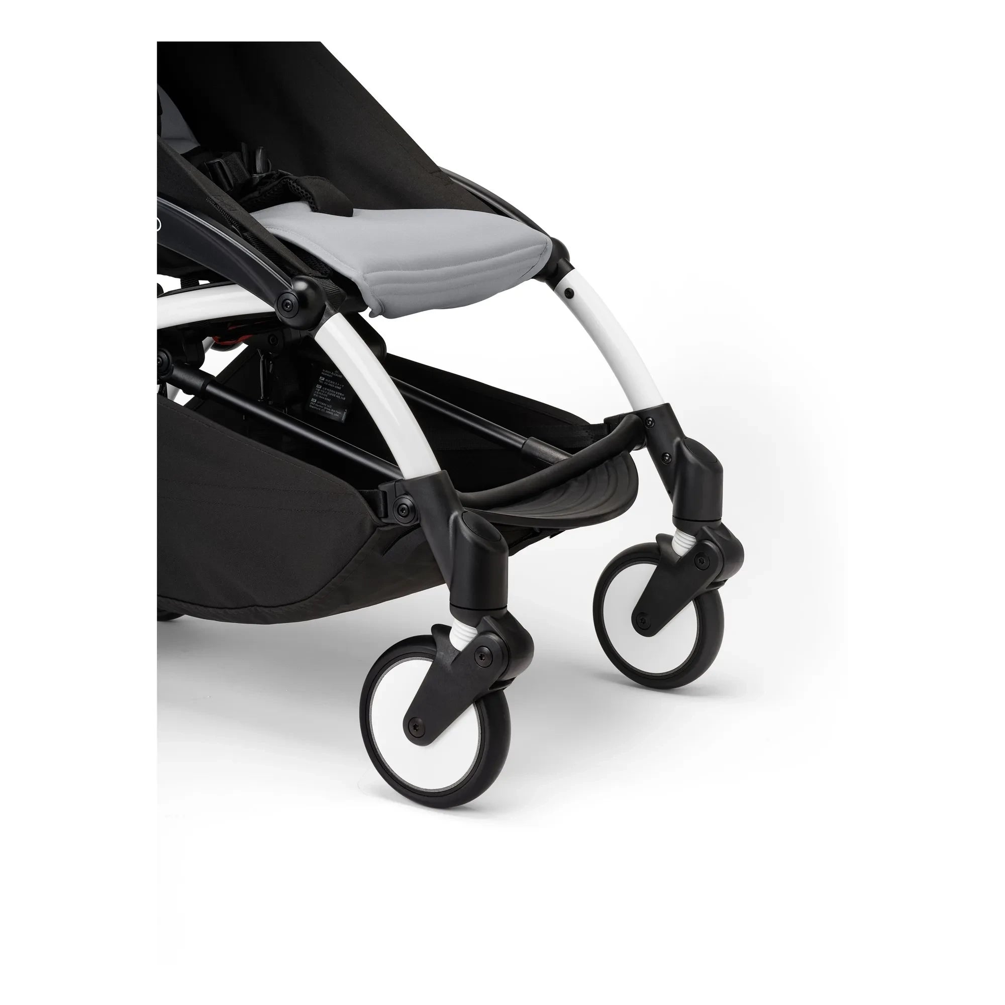 Stokke® - YOYO³ 0+ yenidoğan bebek arabası Beyaz çerçeve | Stone