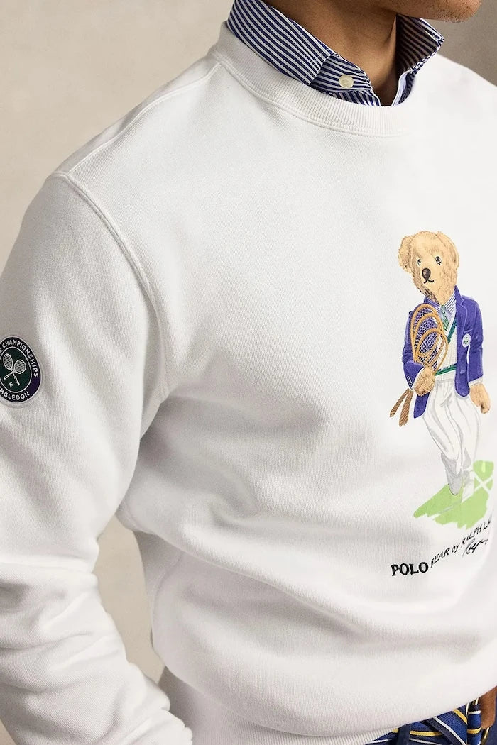 Polo Ralph Lauren erkek pamuklu Wimbledon kazak