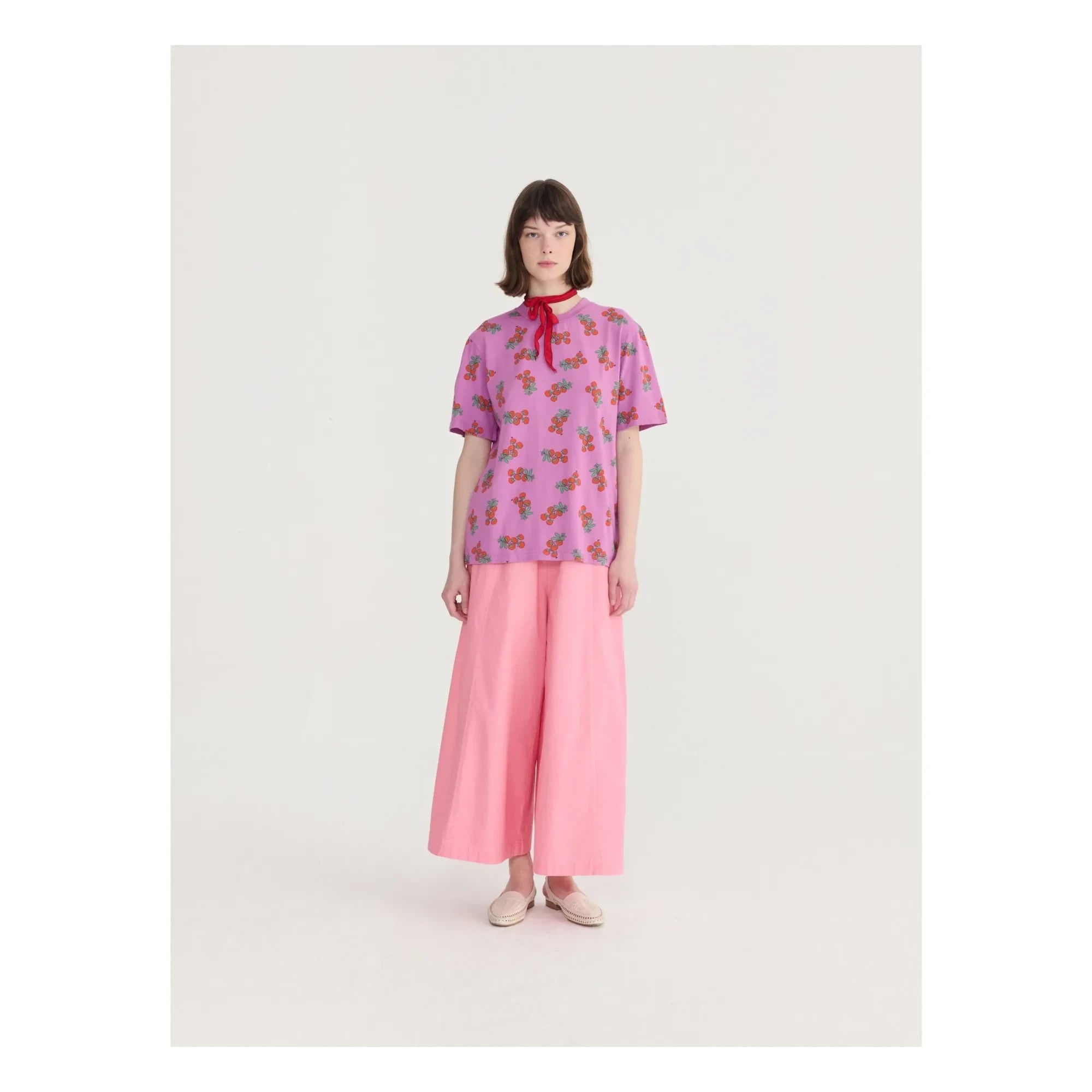 Bobo Choses - Paper Touch Bio-Baumwollhose | Rosa