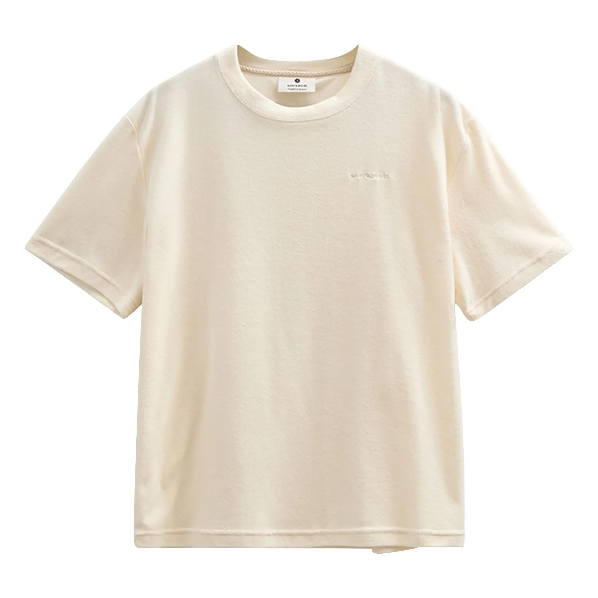 Anerkjendt - Akvillads Frottee-T-Shirt | Beige