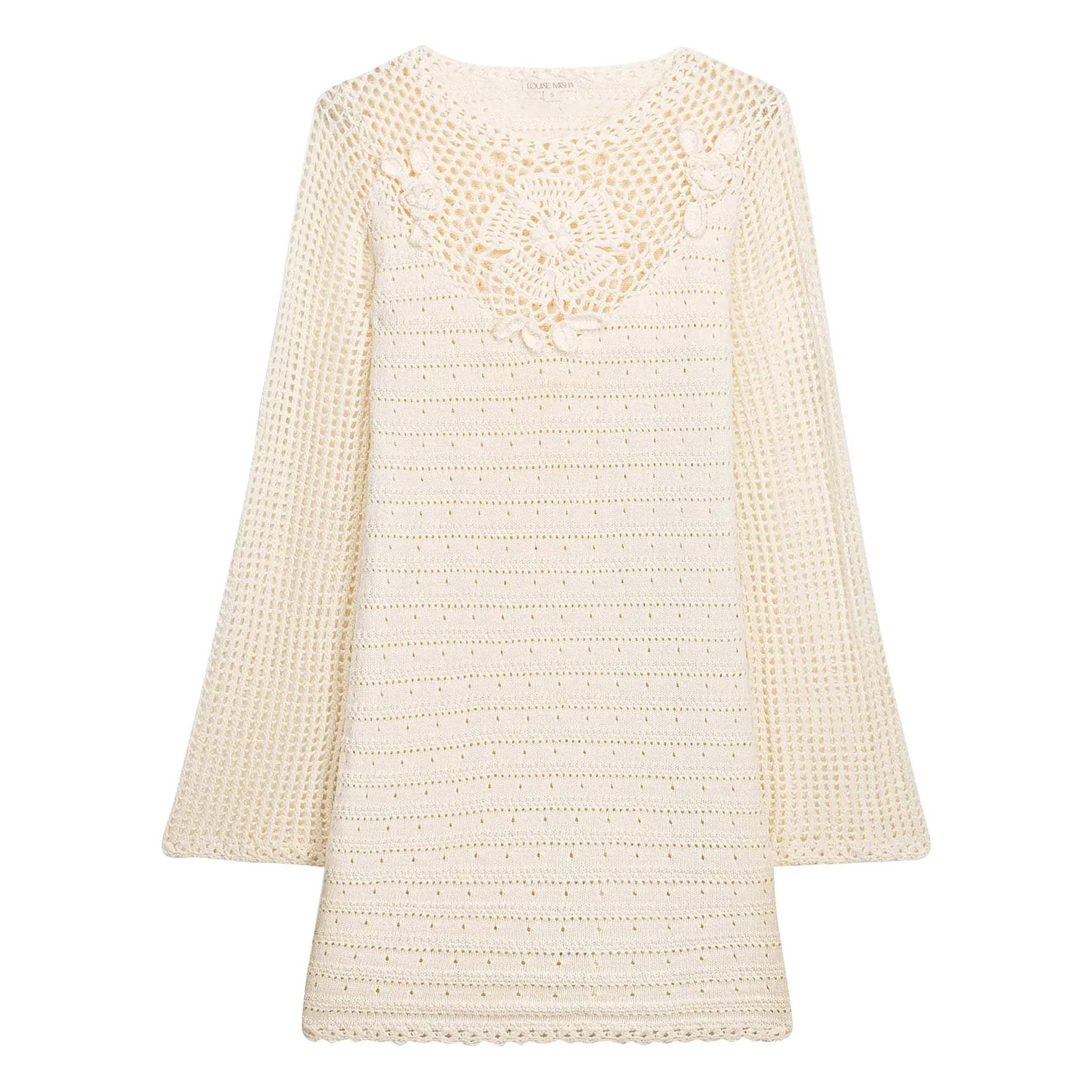 Louise Misha - Eleonora Baumwollkleid | Creme