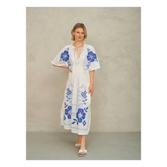 M.A.B.E. - Laney Besticktes Kleid | Blau