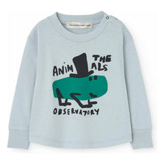 The Animals Observatory - Wapiti The Animals Observatory T-Shirt Bio-Baumwolle | Hellblau