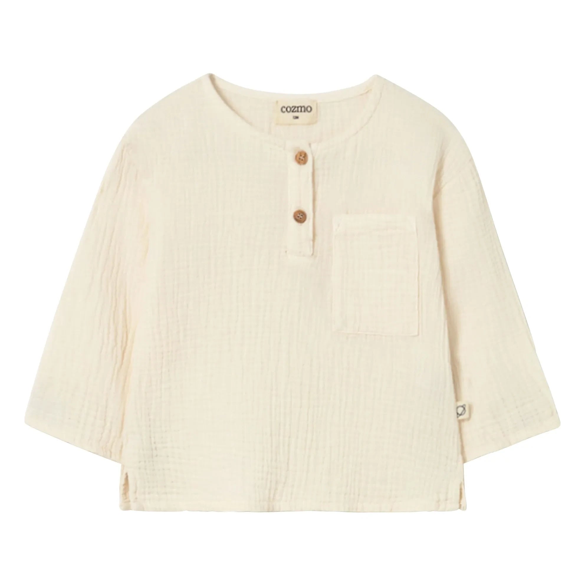 Cozmo - Kurta Iago Musselin-Stoff | Elfenbein