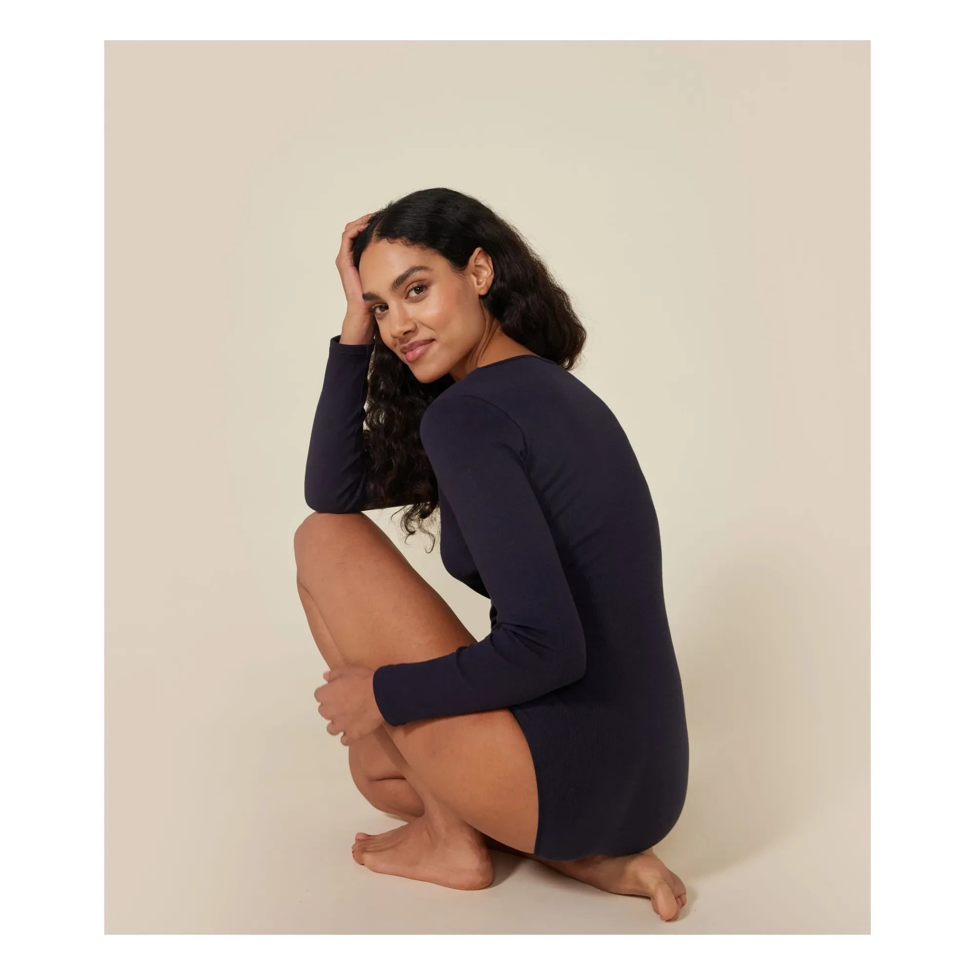 Petit Bateau - Langarmbody - Damenkollektion | Marineblau