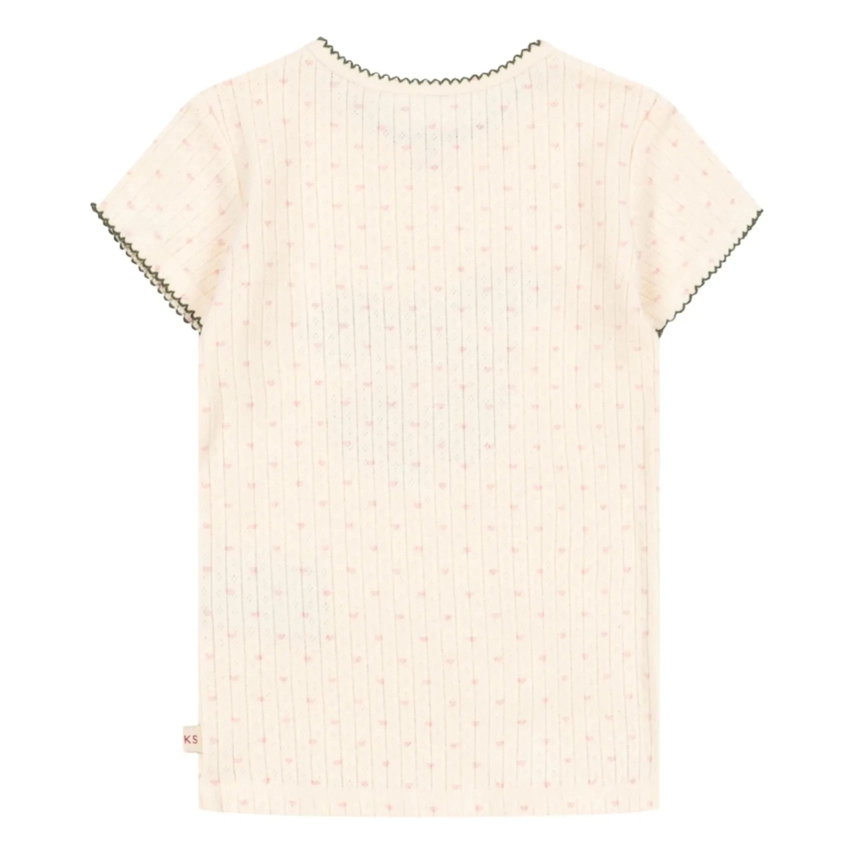 Konges Sløjd - Minnie Cherry Bio-Baumwoll-T-Shirt | Ecru