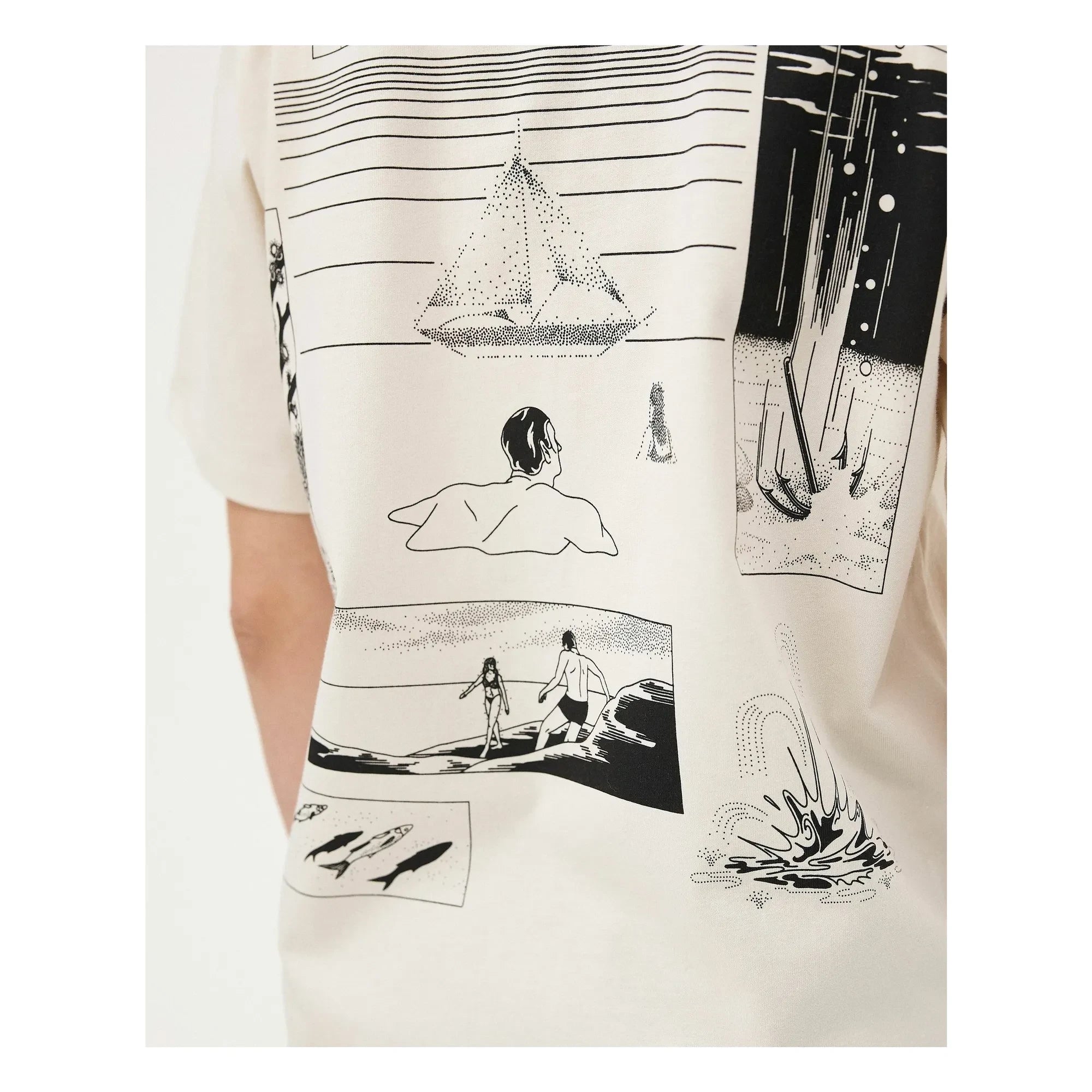 Noyoco - York Merceron T-Shirt Bio-Baumwolle | Off-White