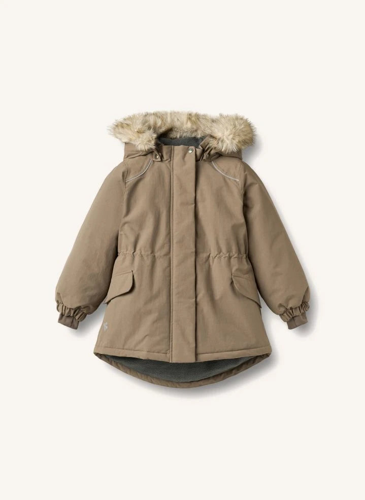 Wheat - Mathilde Geri Dönüştürülmüş Elyaflardan Yapılmış Parka | Bej