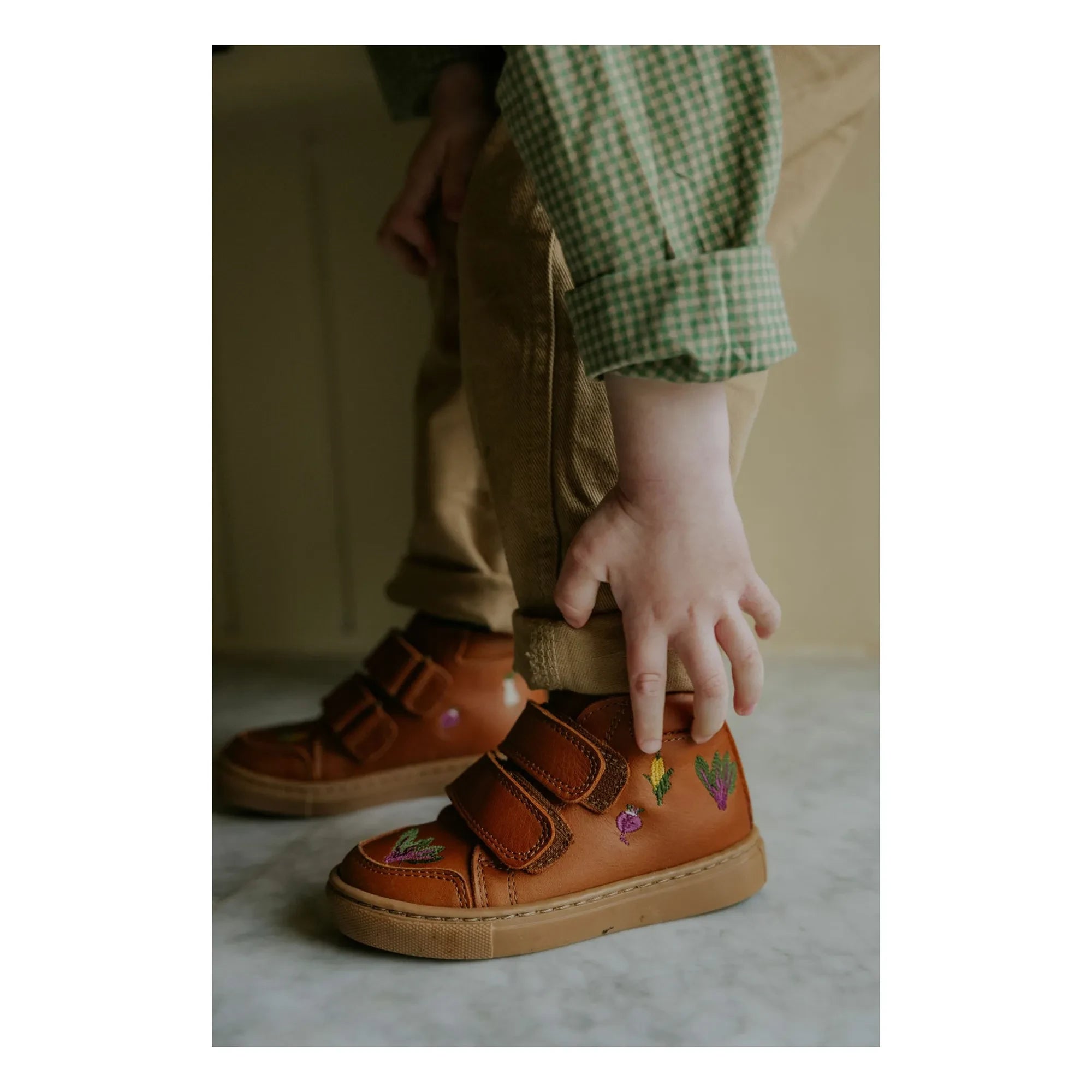 Petit Nord - Herbst Ernte Kratz Sneakers - Uniqua Kollektion | Cognac