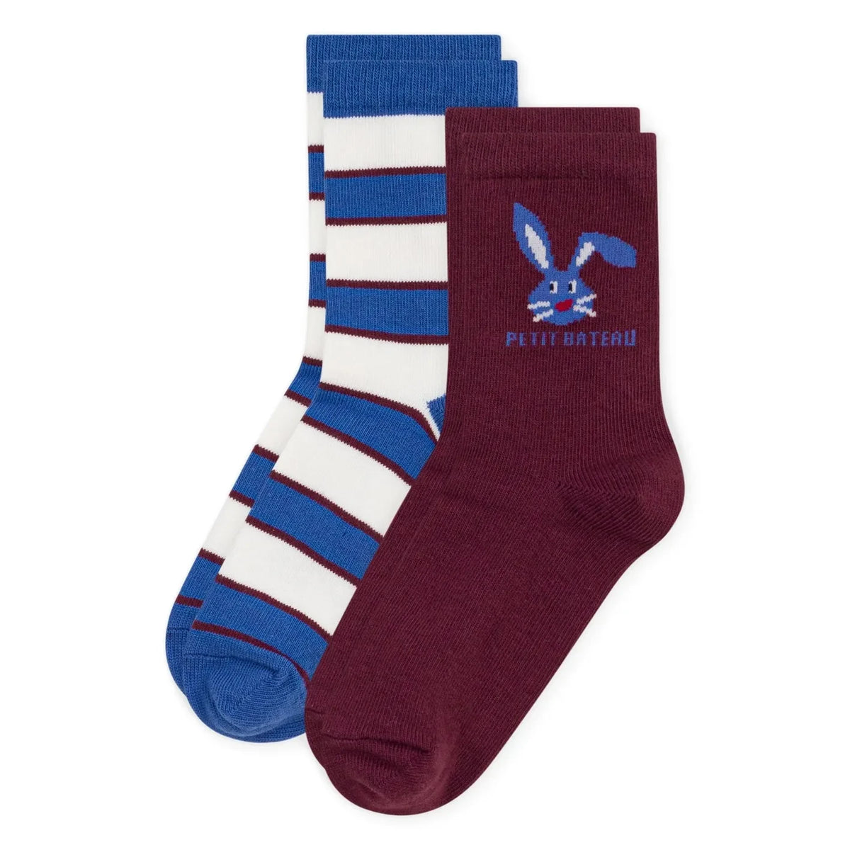 Petit Bateau - 2 Paar Hasen-Socken | Blau