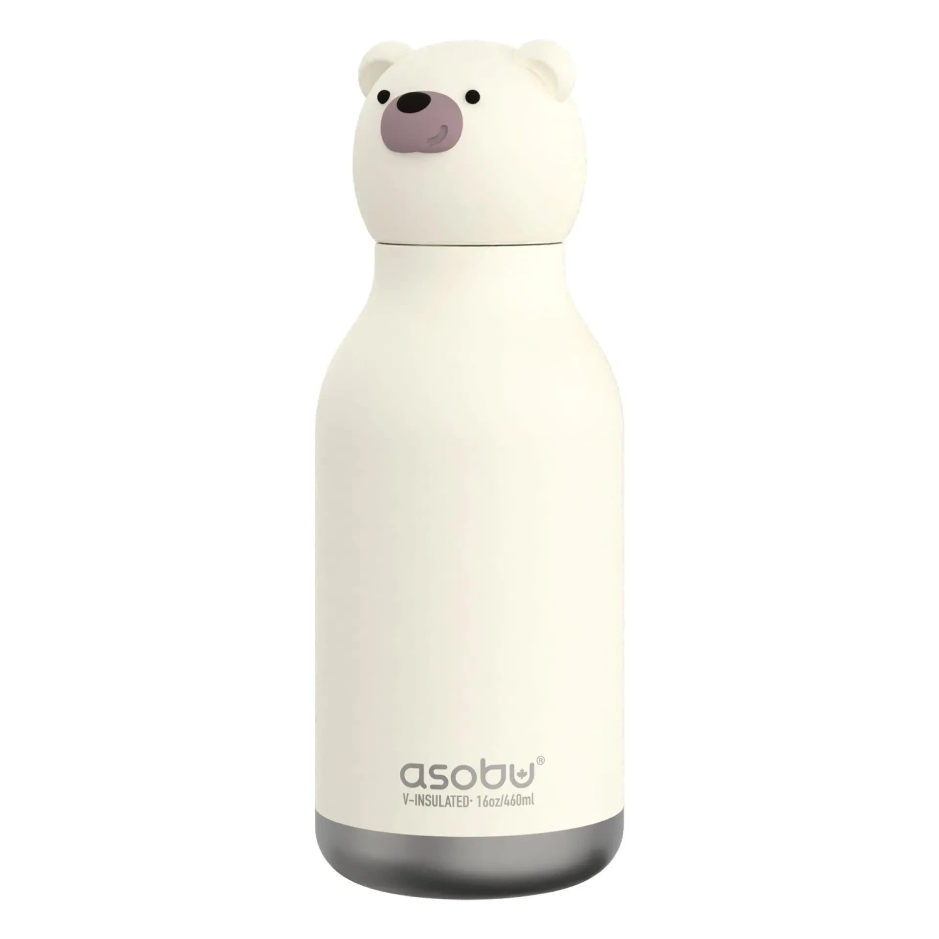 Asobu - White Bear paslanmaz çelik su şişesi