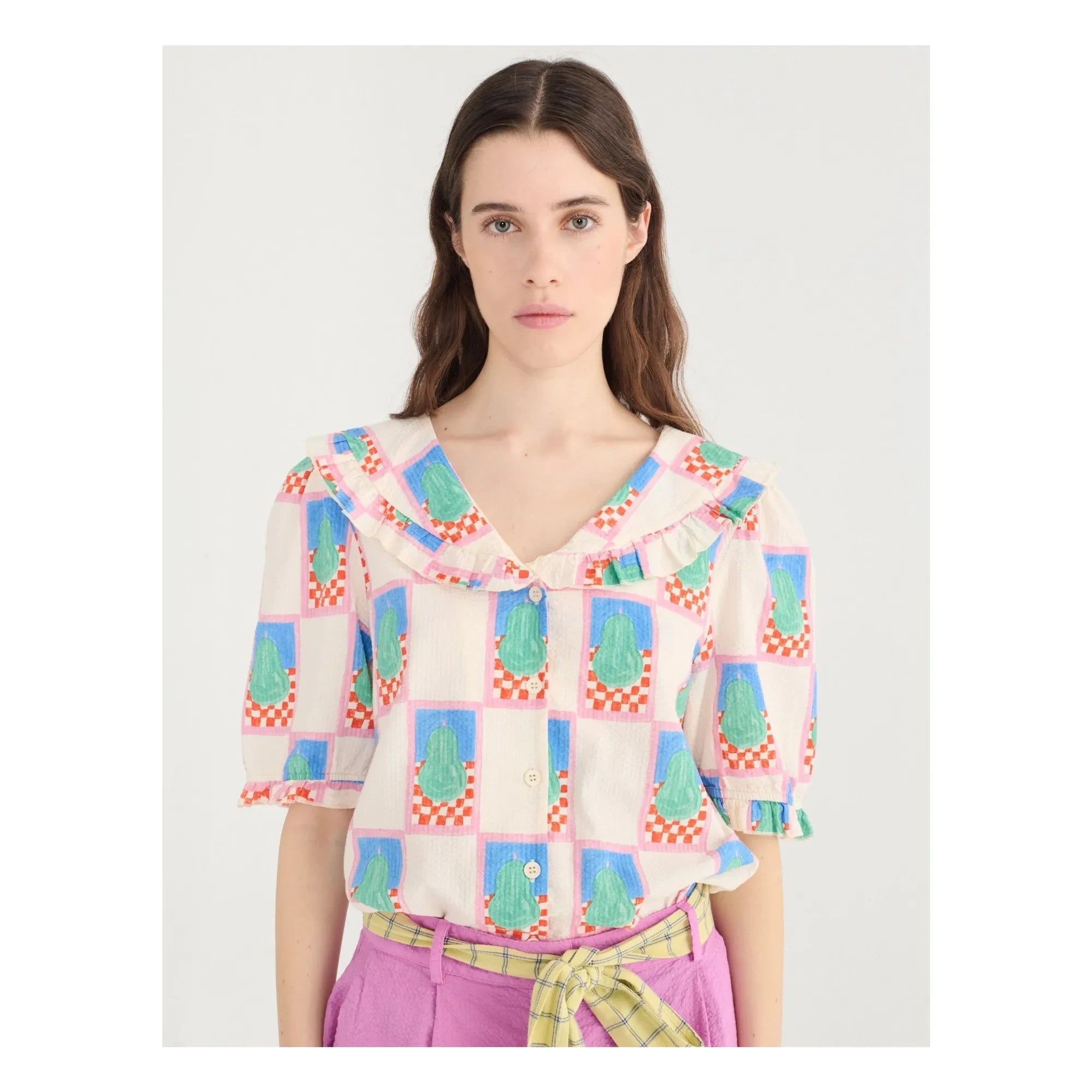 Bobo Choses - Perlbaumwollhemd | Creme