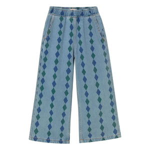 Tinycottons - Losange Bol Kesim Jean | Mavi