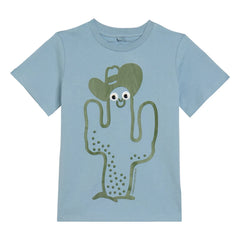 Stella McCartney Kids - Cactus Organik Pamuk Tişört | Mavi