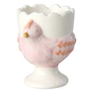 Rice - Keramik-Eierbecher Huhn | Rosa