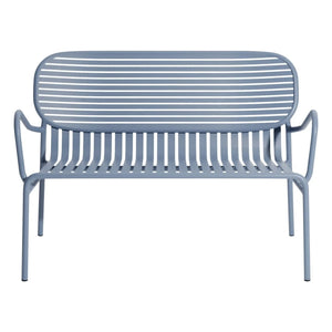 Petite friture - Week-end Gartensofa 2-Sitzer | Hellblau