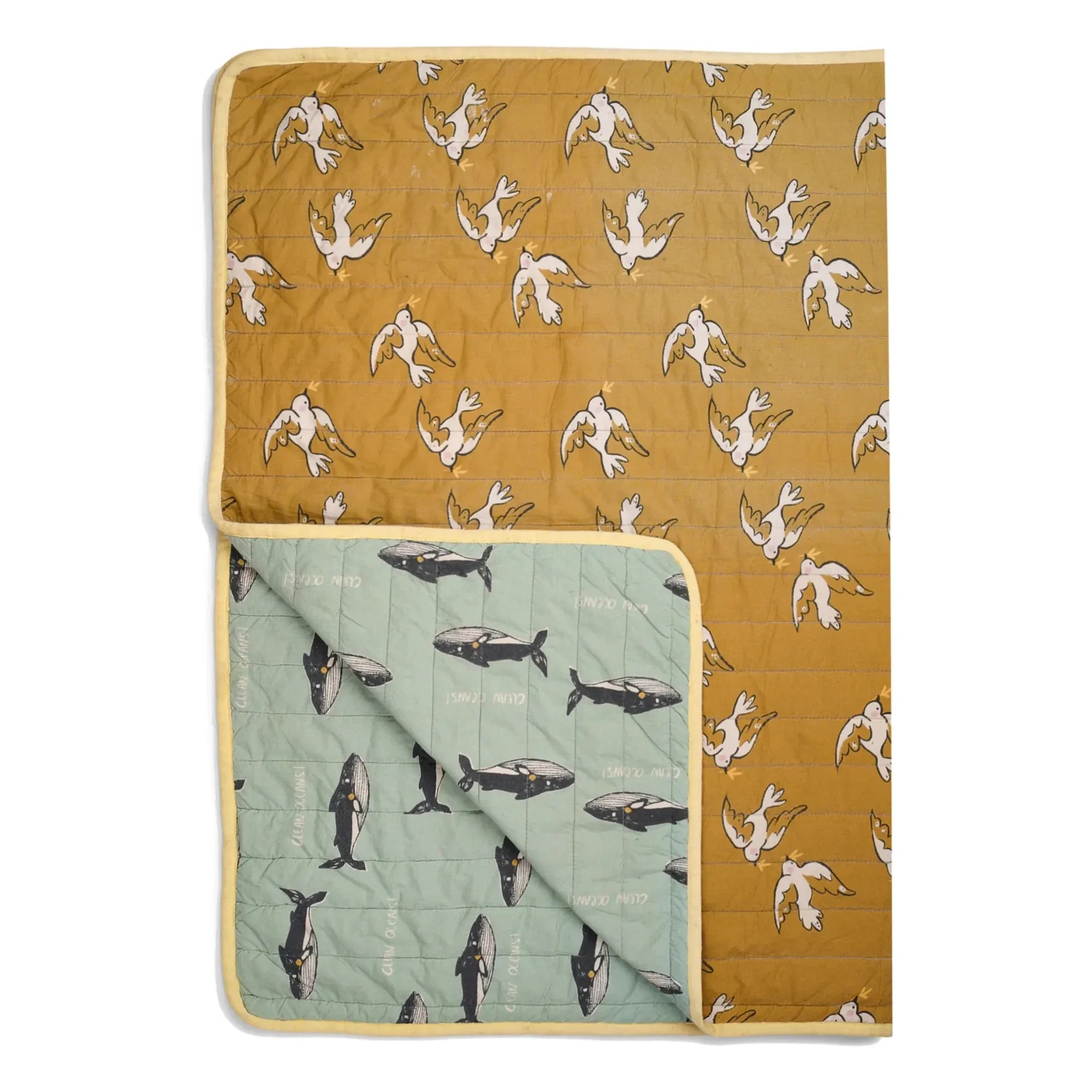 Studio Loco - Steppdecke Vogel/Wal