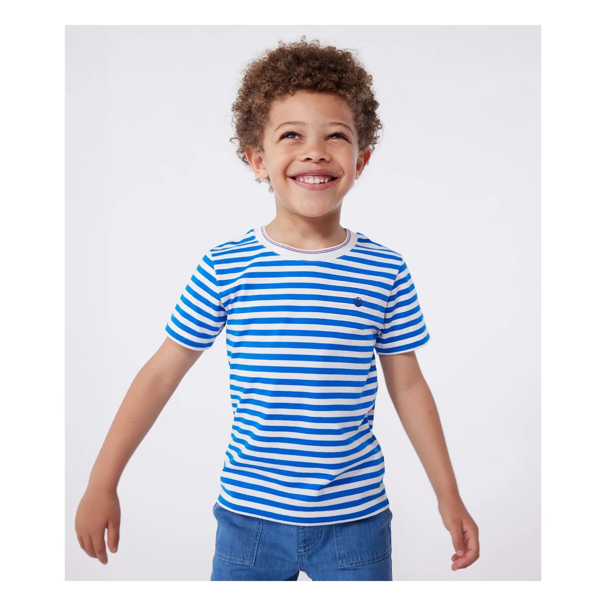 Petit Bateau – Bipbip T-Shirt aus Bio-Baumwolle | Blau