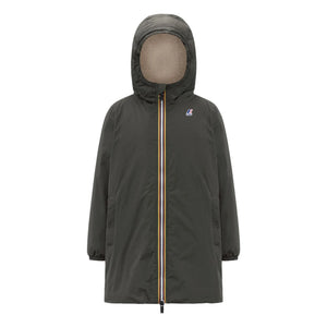 K-way - Le Vrai 4.0 Eiffel Orsetto Wasserdichte gefütterte Jacke | Khaki