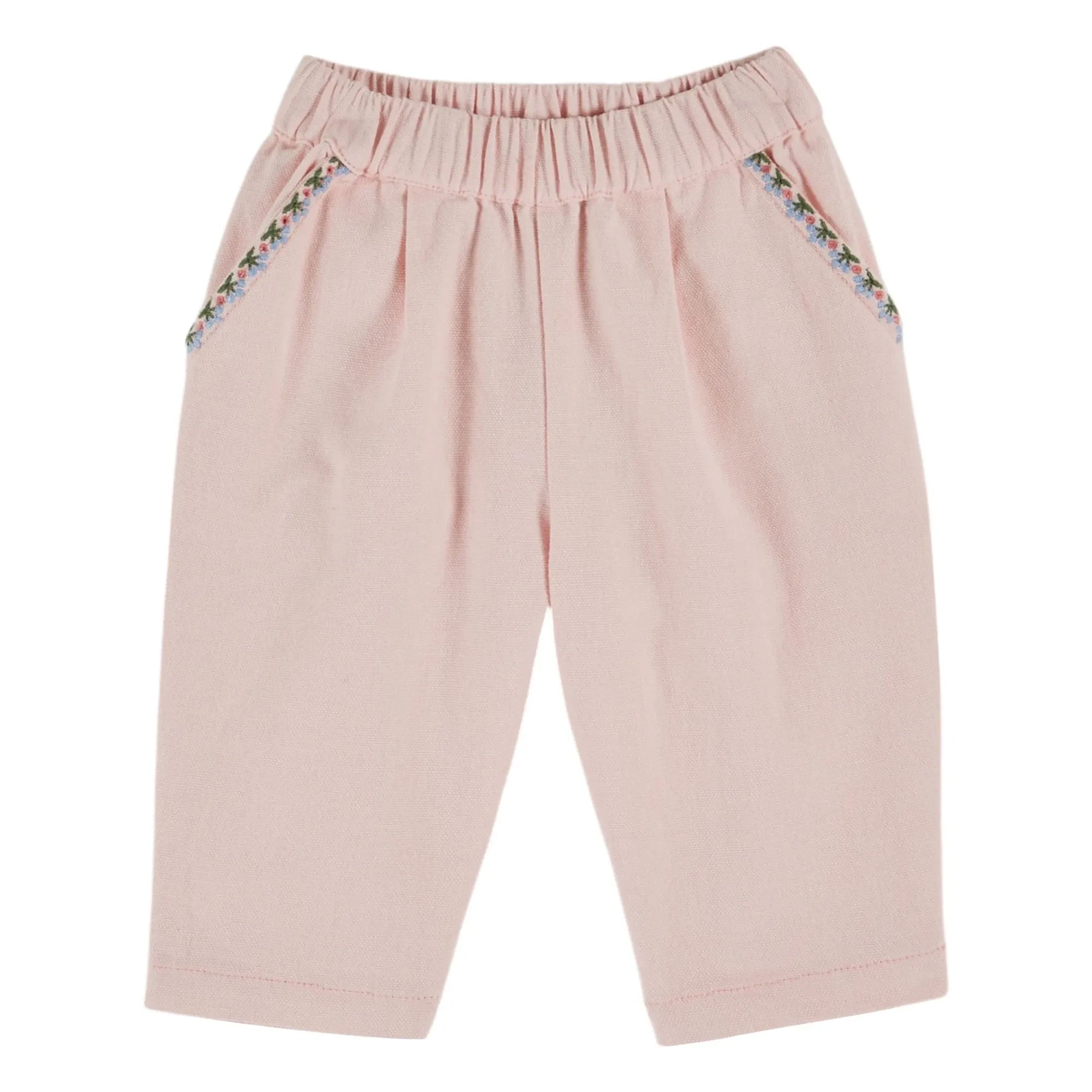 Emile et Ida – Bestickte Hosentasche | Pink