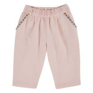 Emile et Ida – Bestickte Hosentasche | Pink