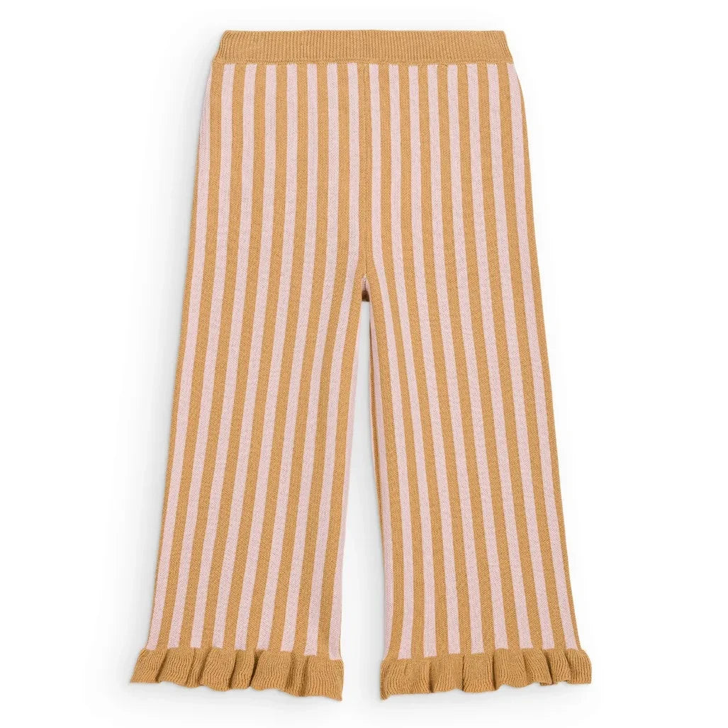 Louise Misha - Salia Çizgili File Pantolon | Karamel