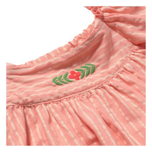 Cozmo - Gestreiftes Kleid von Clavel | Rosa
