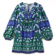 Fabula - Swan Garden Elbise | Yeşil