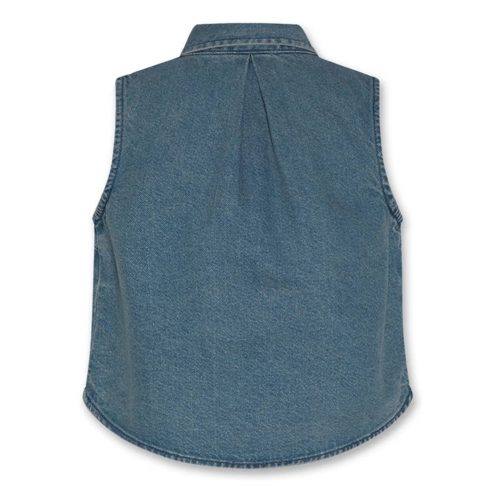 AO76 - Jacky Ärmelloses Denim Hemd | Blau