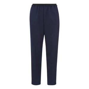 Pomandère - Hose aus Wolle mit Gummizug | Marineblau