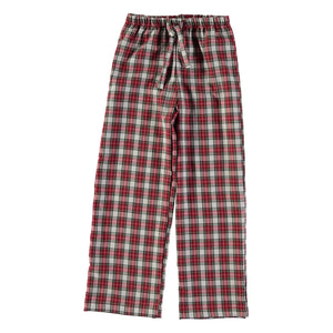 Risu Risu - Lao-kariertes Bio-Baumwoll-Pyjama | Rot