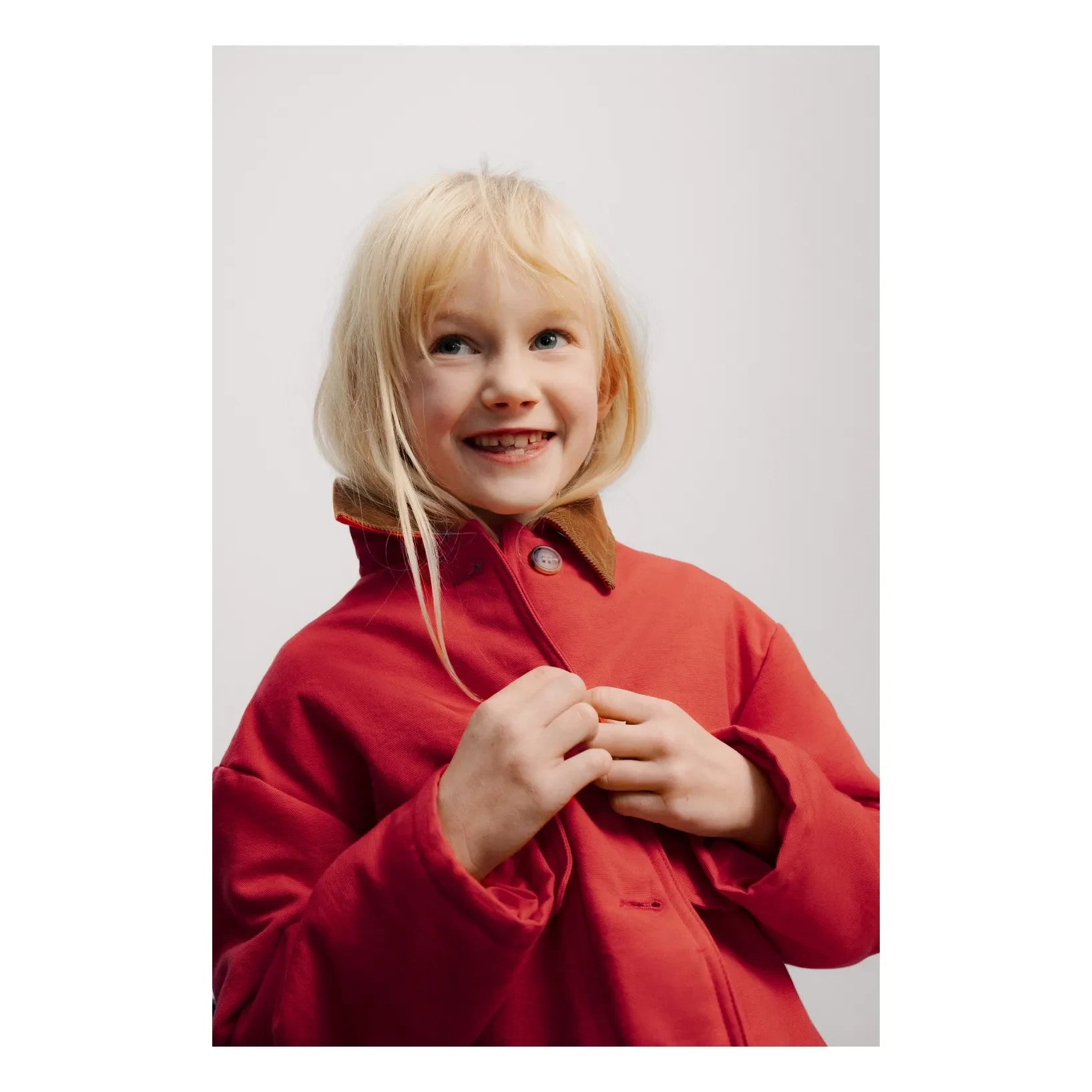 The New Society – Flint Bio-Baumwolljacke | Rot