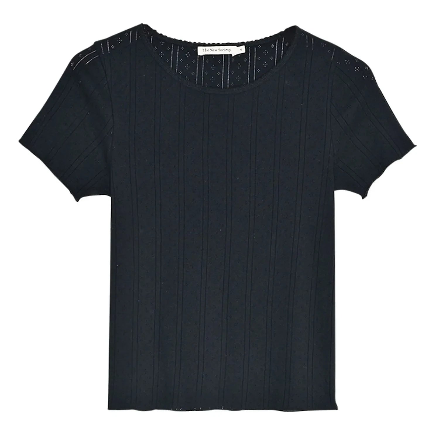 the new society - Romero Pamuk T-Shirt | Schwarz