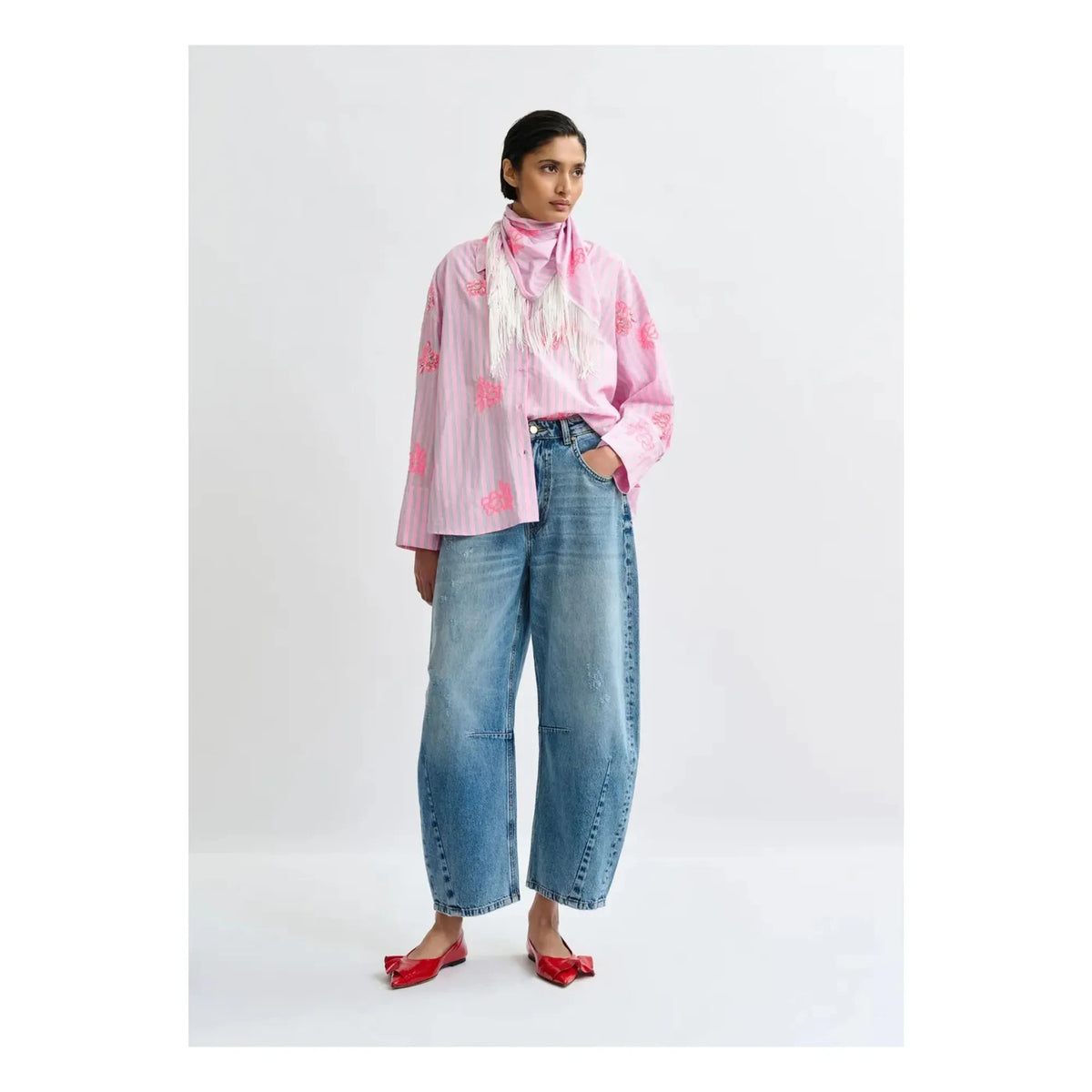 Essentiel Antwerp – Besticktes Hemd Jalinki | Rosa