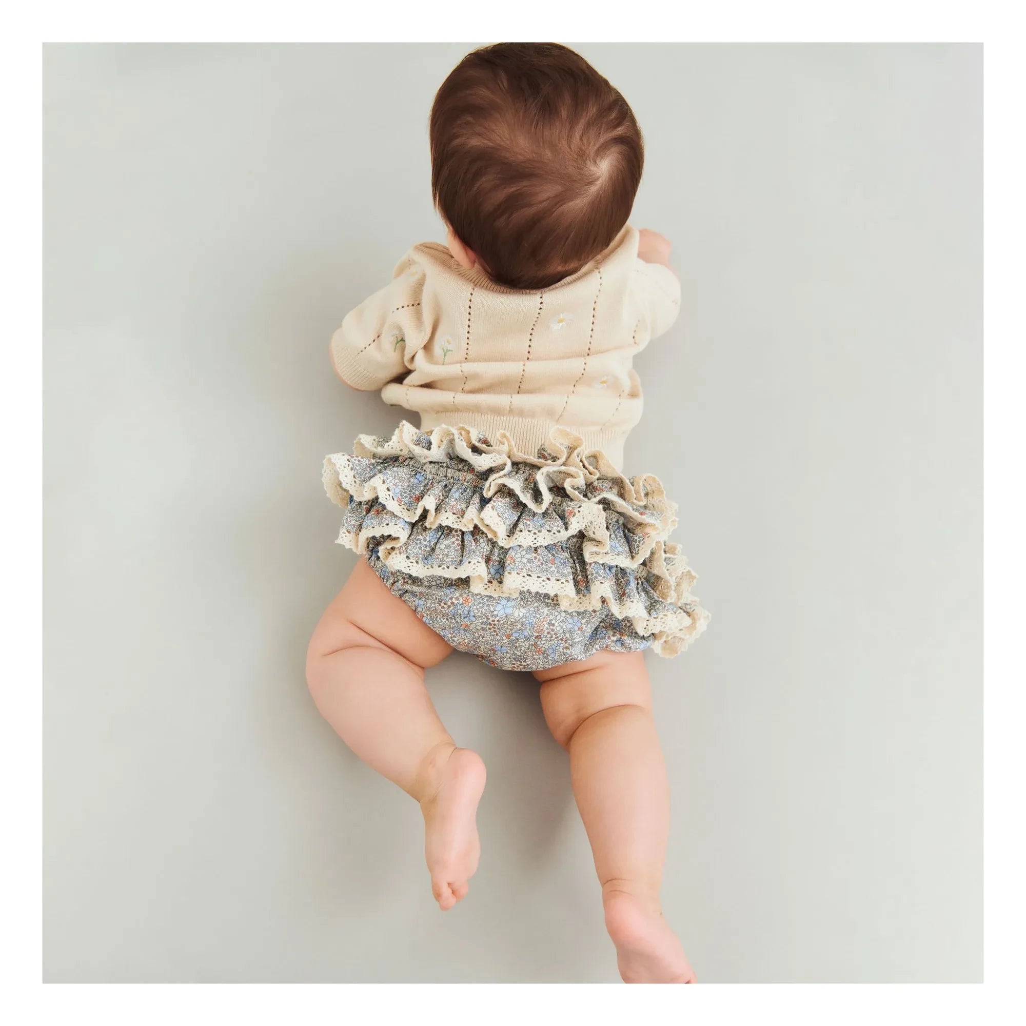 Wheat - Bloomer Saloma Fleuri Organik Pamuk | Açık mavi