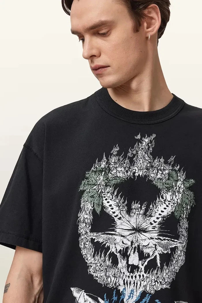 AllSaints erkek pamuklu tişört PALM