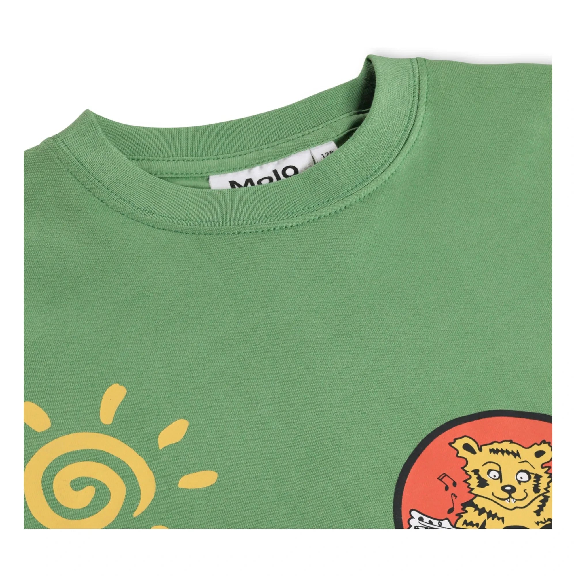 Molo - Riley T-Shirt Aufnäher aus Bio-Baumwolle | Grün