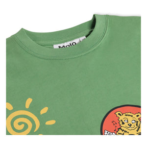 Molo - Riley T-Shirt Aufnäher aus Bio-Baumwolle | Grün