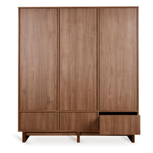 Quax - Kyo XL Kleiderschrank | Nussbaum