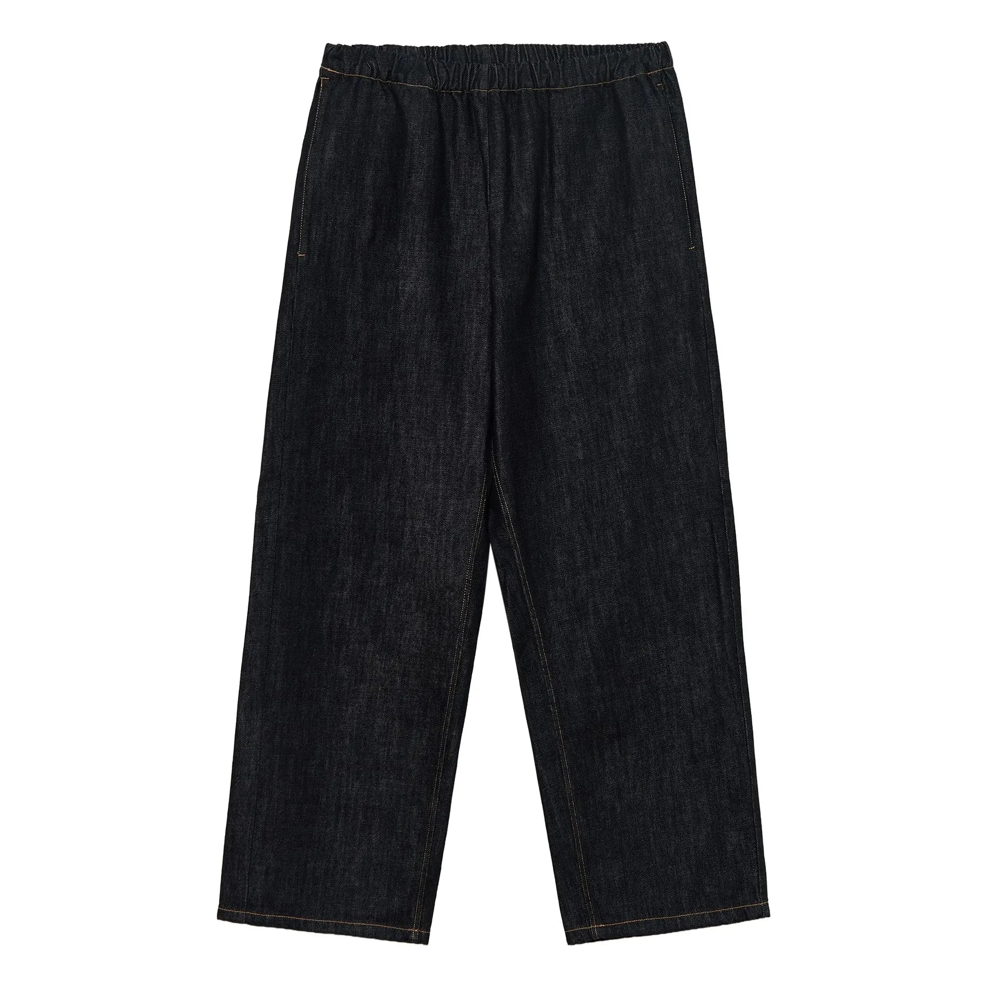 Cordera - Bequeme Jeans mit elastischem Bund aus Bio-Baumwolle | Schwarz