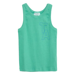 True Artist - Geripptes Tanktop N°20 | Grün