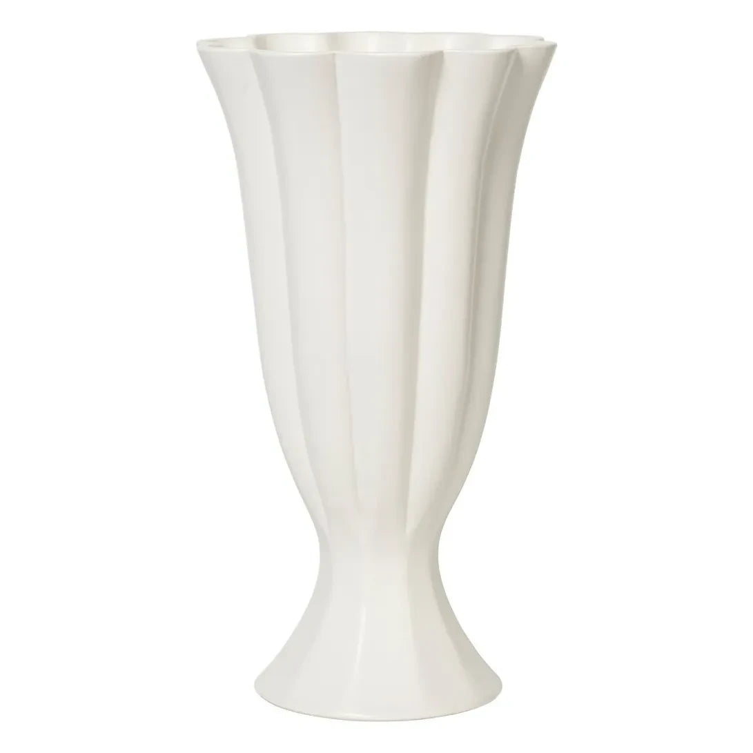 Broste Copenhagen - Heli Vase | Creme
