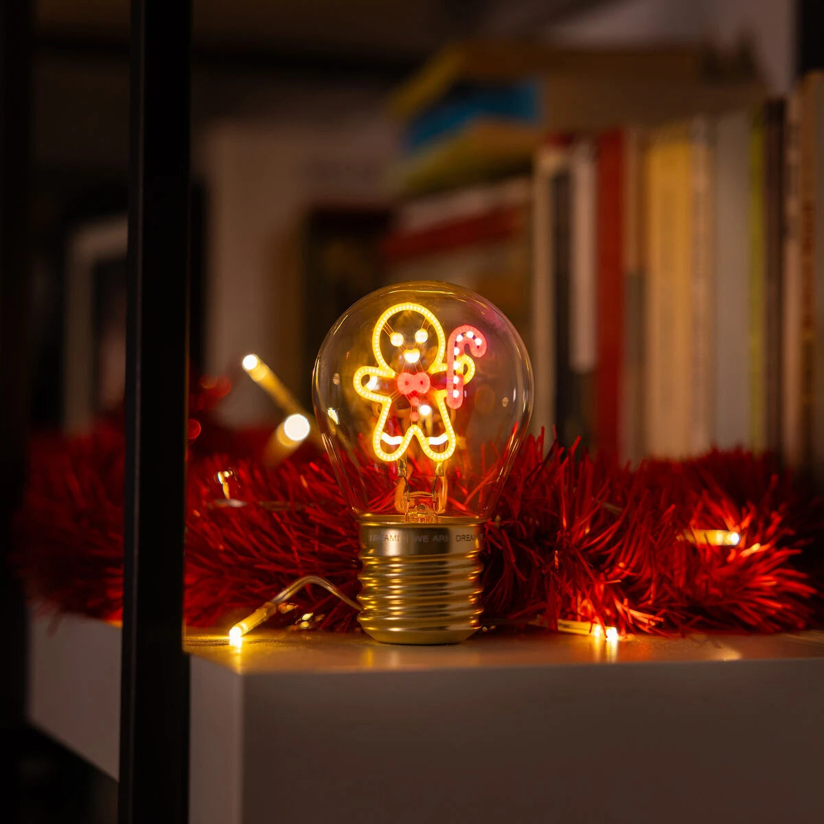 Legami - Lebkuchen Noël Glühbirnen Tischlampe - Bulb Fiction