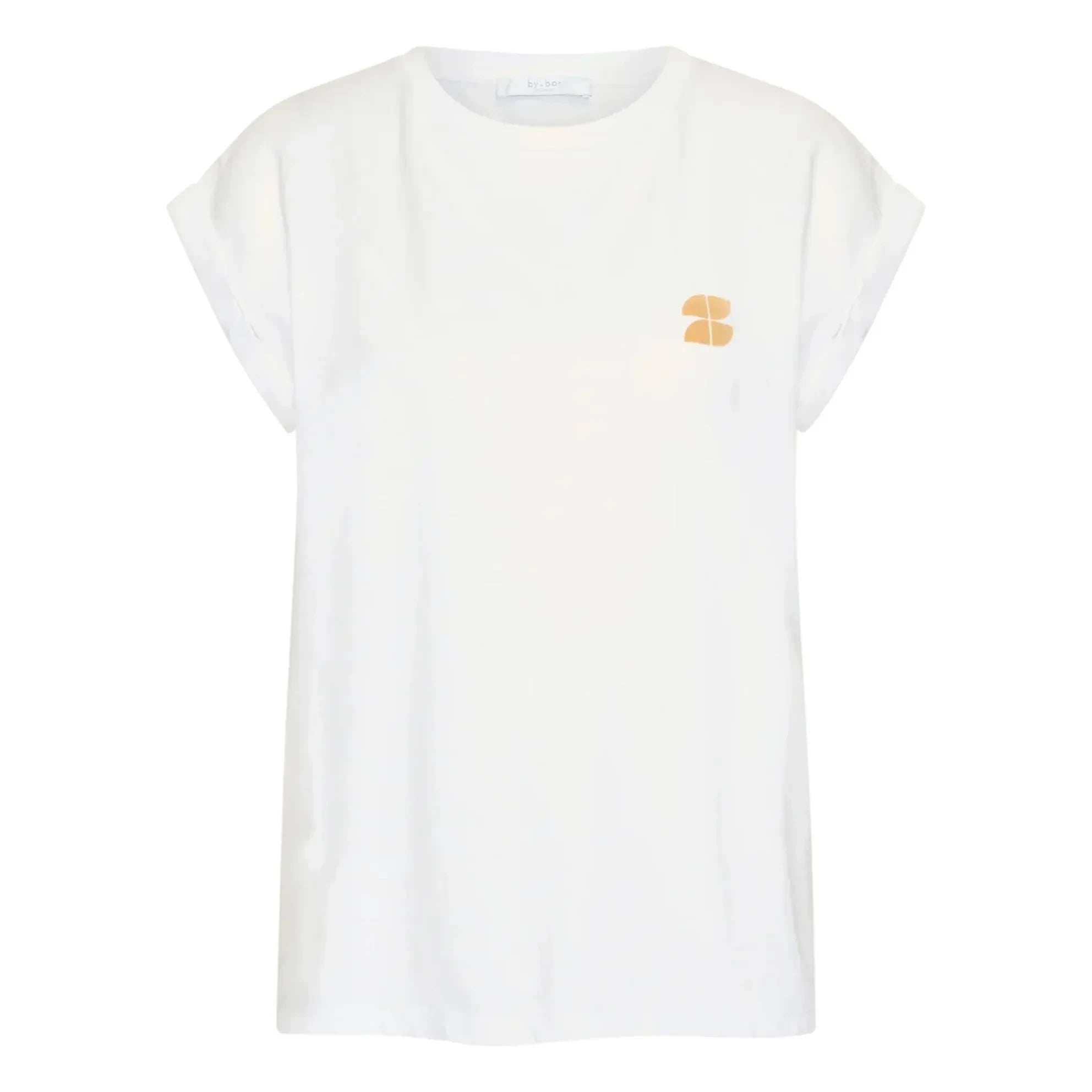 By Bar - Tobi Flame Baumwoll-T-Shirt | Weiß