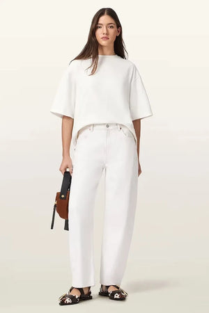 AllSaints ESME kadın pamuklu oversize tişört